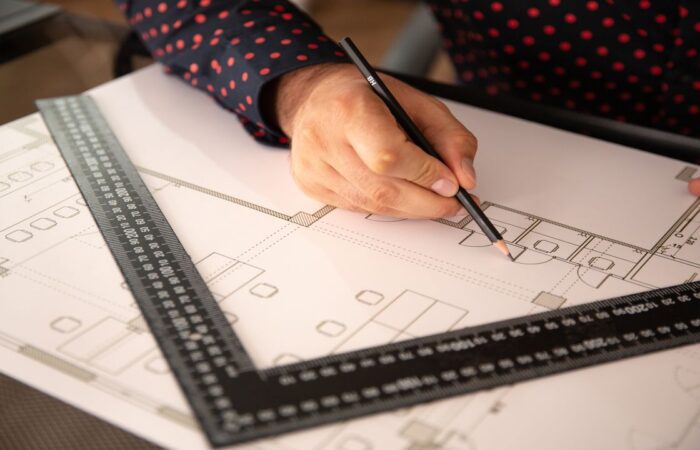 Architectural 2D plans illustrating true existing conditions from LiDAR scan data.