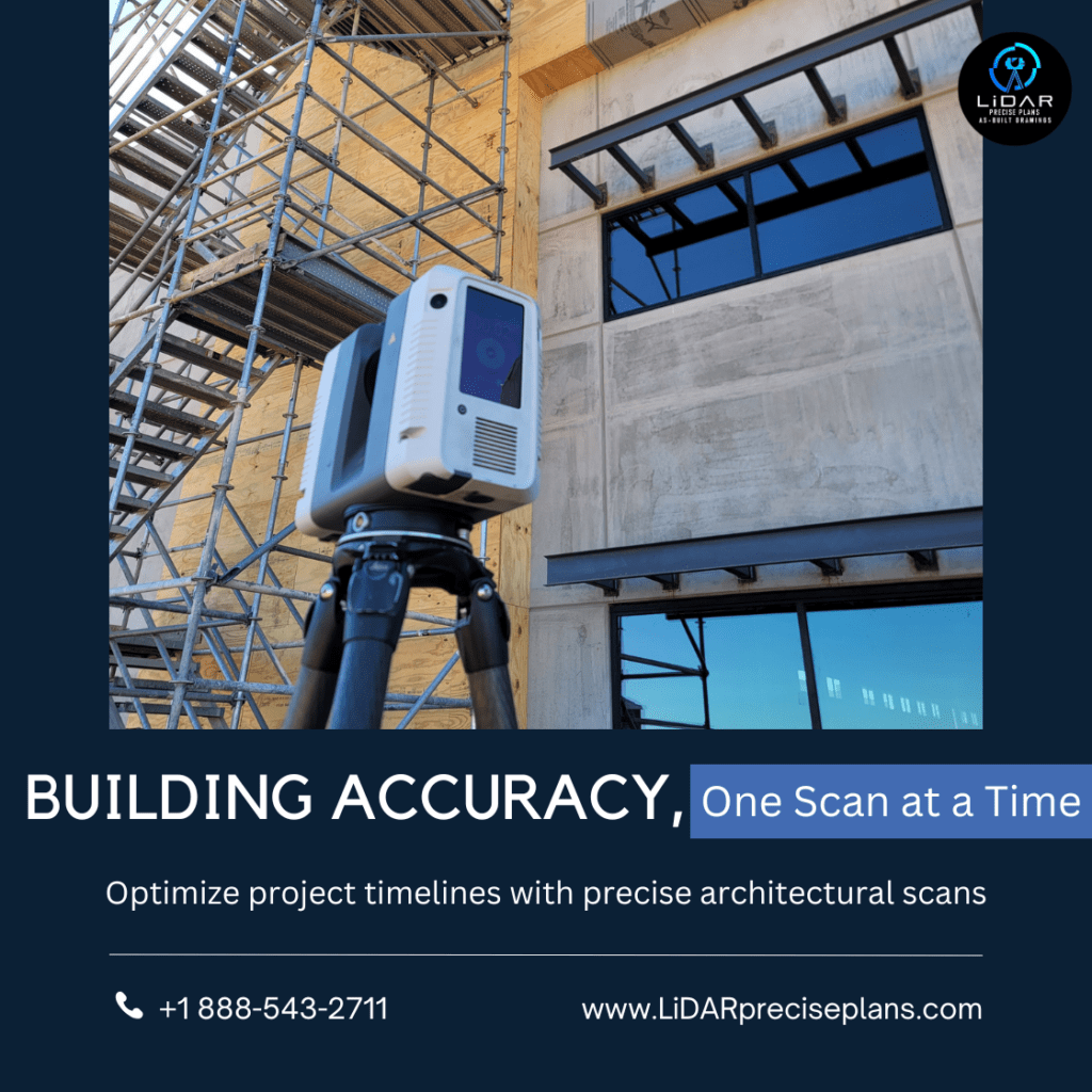 Leica RTC360 3D laser scanning active construction site for accurate as-built documentation