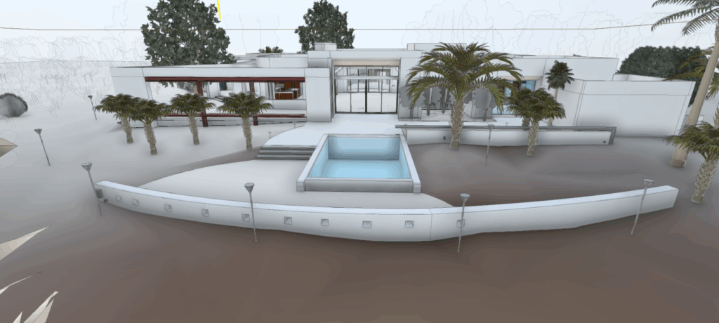 North Scottsdale luxury home BIM model created from 3D laser scanning for custom renovation planning