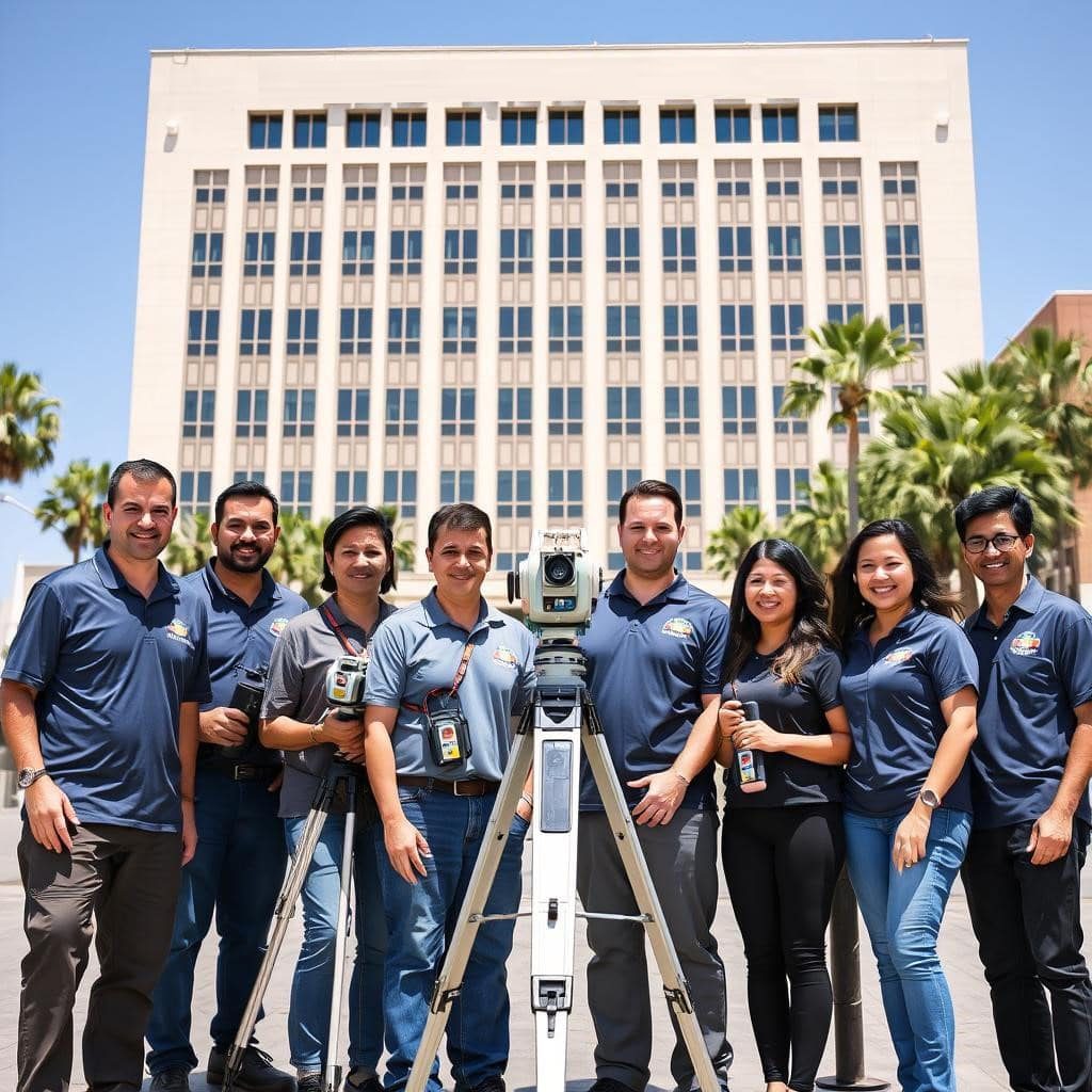 3D building scanning team