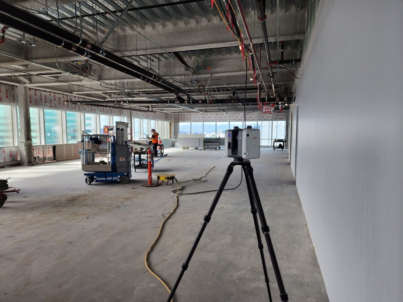 Commercial 3D laser scanning construction site Phoenix AZ — as-built and progress documentation
