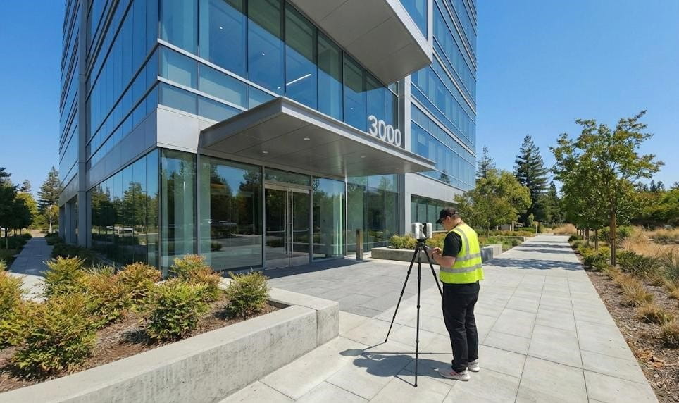 3D laser scanning Silicon Valley tech campus Bay Area