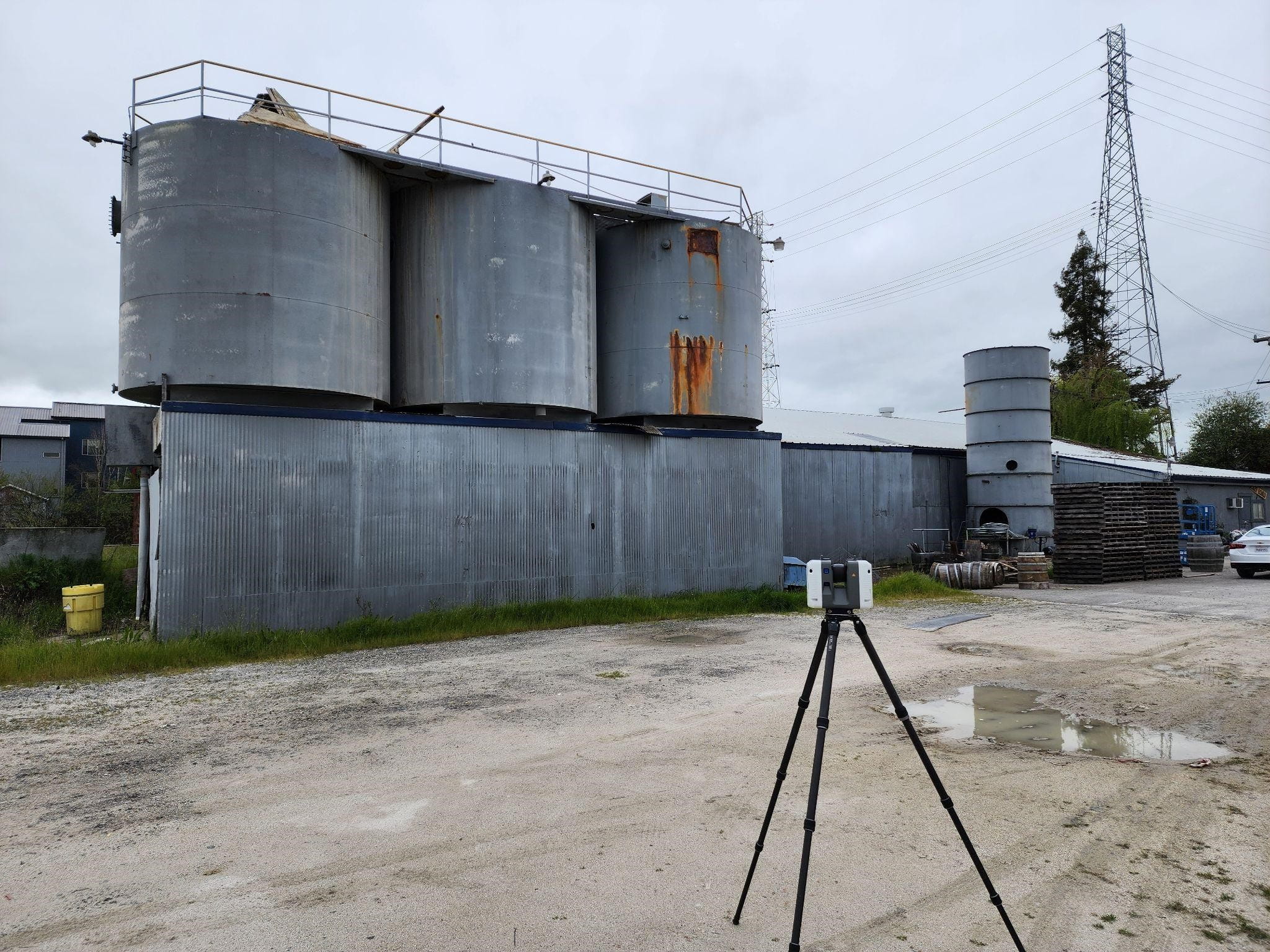 LiDAR documentation Oakland Victorian building